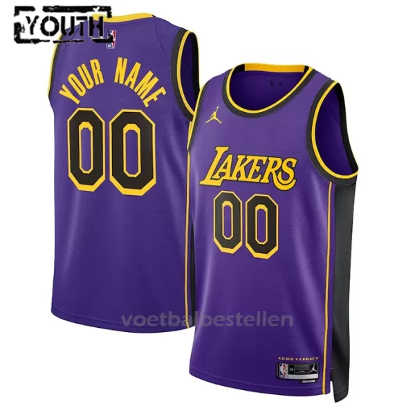 Los Angeles Lakers NBA Shirt Statement Edition Swingman 23/24 Kinderen Blauw