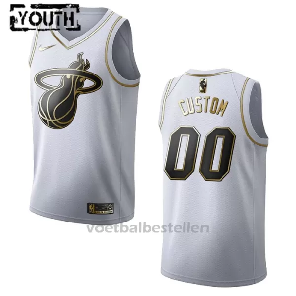 Miami Heat NBA Shirt Golden Edition Swingman Kinderen Wit