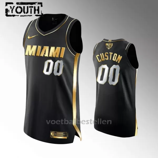 Miami Heat NBA Shirt Golden Edition Swingman Kinderen Zwart