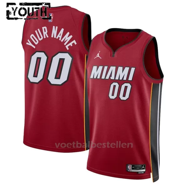 Miami Heat NBA Shirt Statement Edition Swingman 23/24 Kinderen Rood