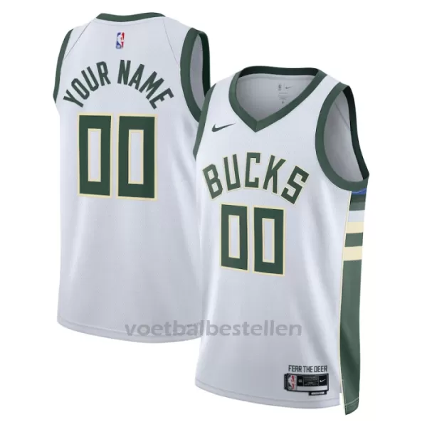 Milwaukee Bucks NBA Shirt Association Edition Swingman 23/24 Wit