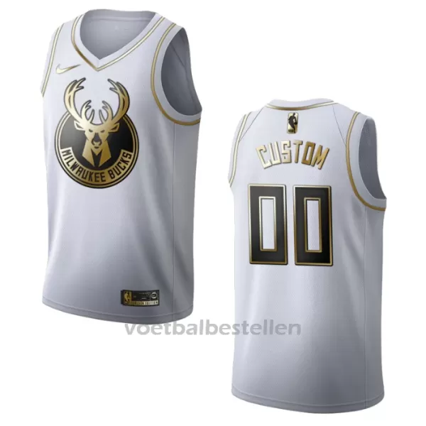 Milwaukee Bucks NBA Shirt Golden Edition Swingman Wit