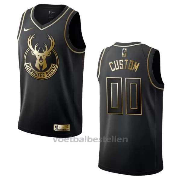 Milwaukee Bucks NBA Shirt Golden Edition Swingman Zwart