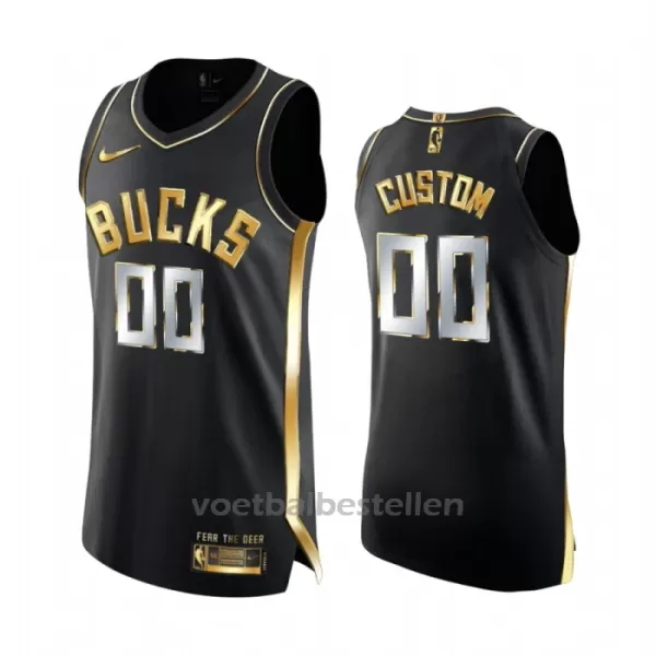 Milwaukee Bucks NBA Shirt Golden Edition Swingman Zwart