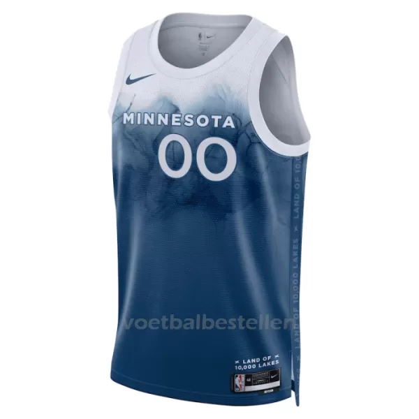 Minnesota Timberwolves NBA Shirt City Edition Swingman 23/24 Blauw