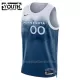 Minnesota Timberwolves NBA Shirt City Edition Swingman 23/24 Kinderen Blauw