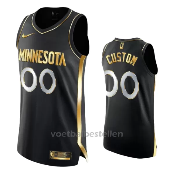 Minnesota Timberwolves NBA Shirt Golden Edition Swingman Zwart