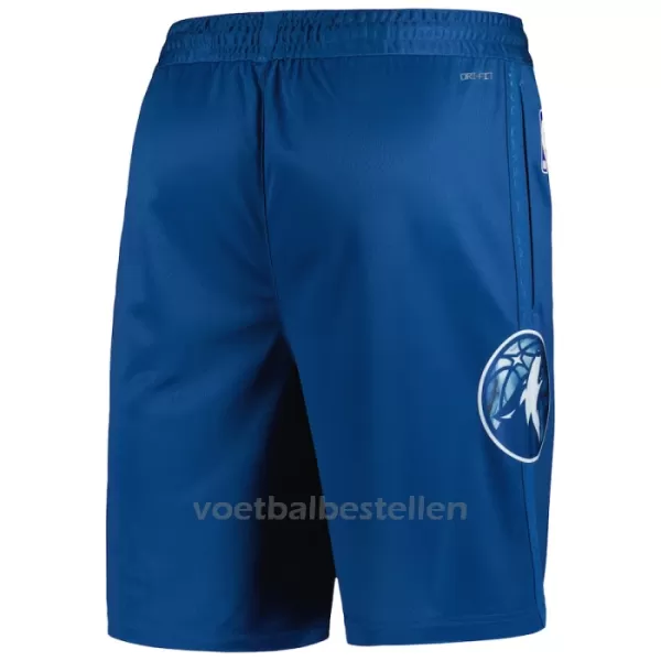 Minnesota Timberwolves Shorts City Edition Swingman Blauw