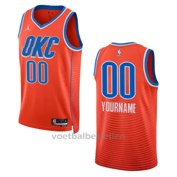 Oklahoma City Thunder NBA Shirt Statement Edition Swingman 23/24 Oranje