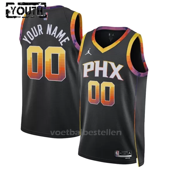 Phoenix Suns NBA Shirt Statement Edition Swingman 23/24 Kinderen Zwart