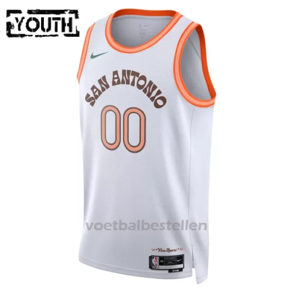 San Antonio Spurs NBA Shirt City Edition Swingman 23/24 Kinderen Wit