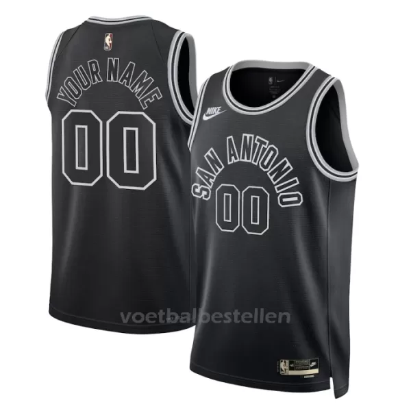 San Antonio Spurs NBA Shirt Classic Edition Swingman 23/24 Zwart