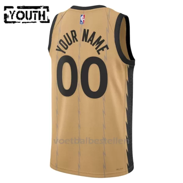 Toronto Raptors NBA Shirt City Edition Swingman 23/24 Kinderen Goud