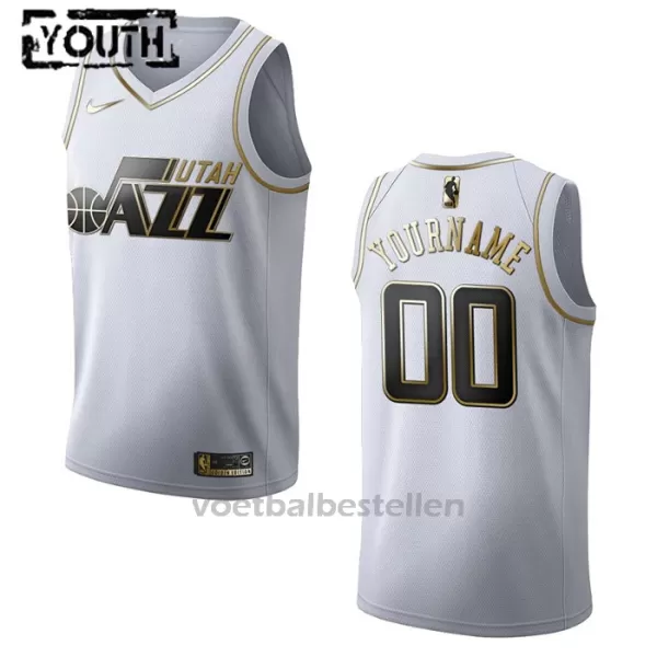 Utah Jazz NBA Shirt Golden Edition Swingman Kinderen Wit