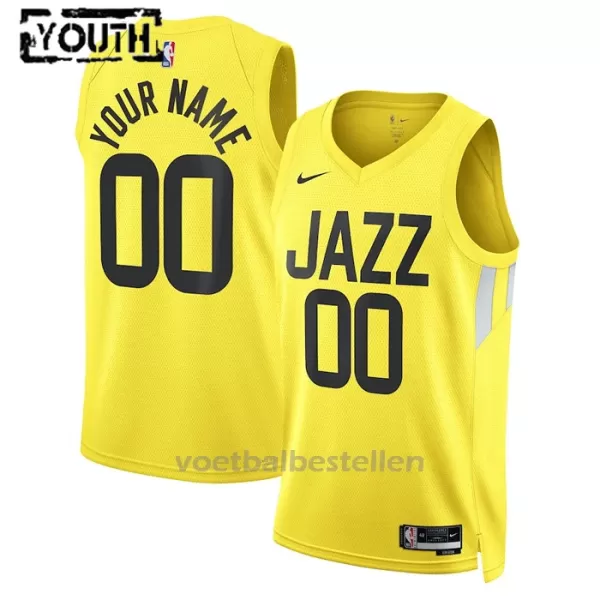 Utah Jazz NBA Shirt Icon Edition Swingman 23/24 Kinderen Geel