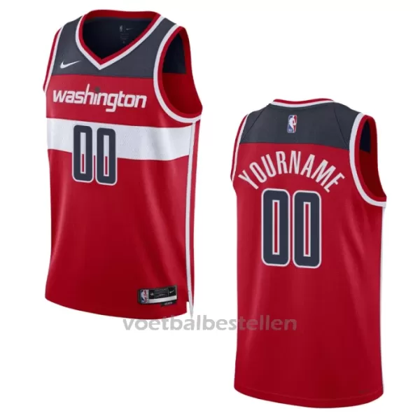 Washington Wizards NBA Shirt Icon Edition Swingman 23/24 Rood