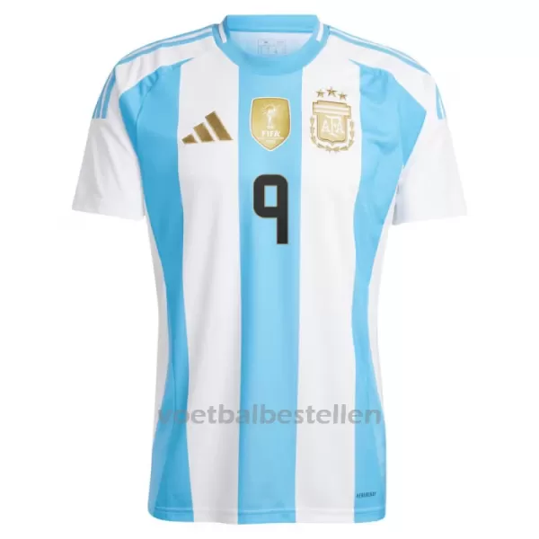 Argentinië Julián Álvarez 9 Thuisshirt 2024