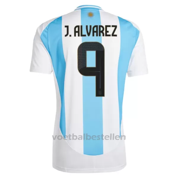 Argentinië Julián Álvarez 9 Thuisshirt 2024