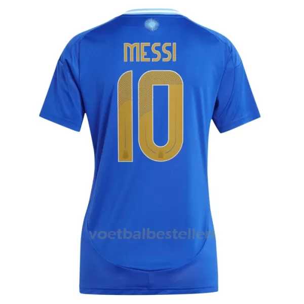 Argentinië Lionel Messi 10 Uitshirt Vrouwen 2024