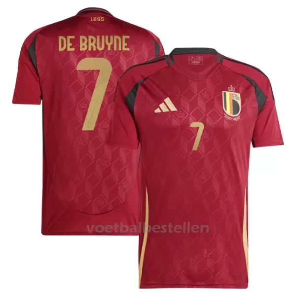 België Kevin De Bruyne 7 Thuisshirt EK 2024