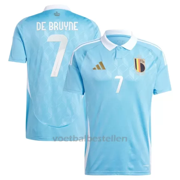 België Kevin De Bruyne 7 Uitshirt EK 2024