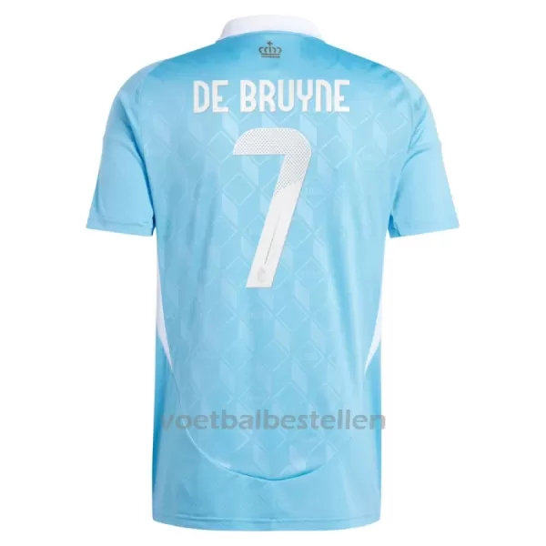 België Kevin De Bruyne 7 Uitshirt EK 2024