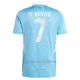 België Kevin De Bruyne 7 Uitshirt EK 2024