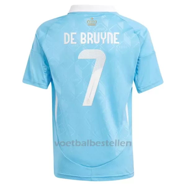 België Kevin De Bruyne 7 Uittenue Kinderen EK 2024