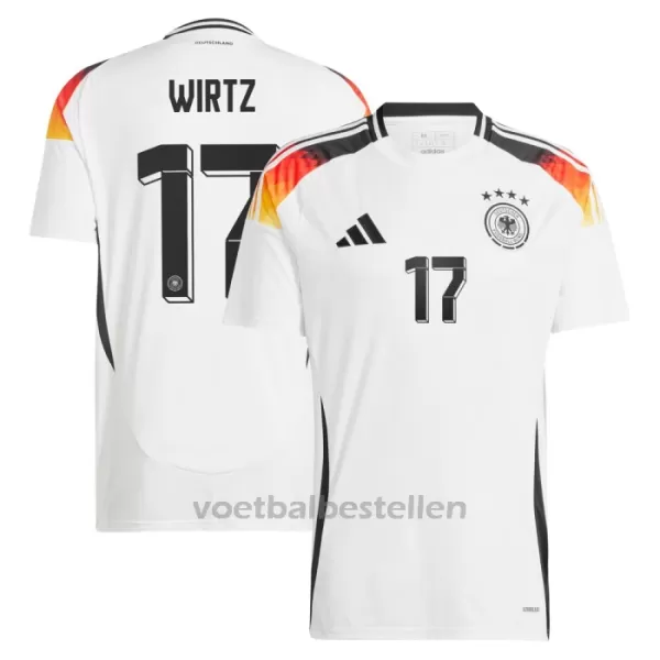 Duitsland Florian Wirtz 17 Thuisshirt EK 2024