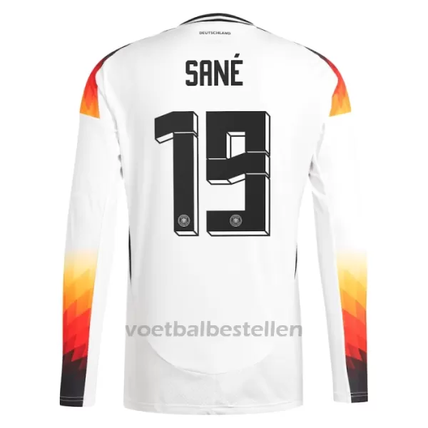 Duitsland Leroy Sané 19 Thuisshirt EK 2024 Lange Mouwen