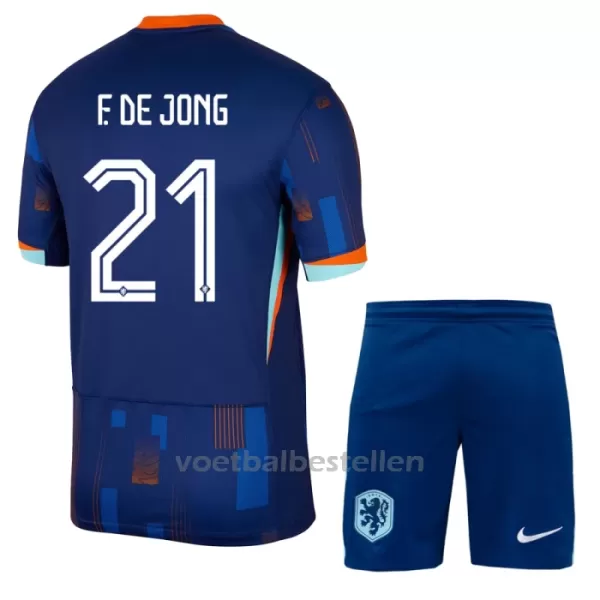 Nederland Frenkie de Jong 21 Uittenue Kinderen EK 2024