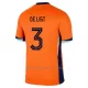 Nederland Matthijs de Ligt 3 Thuisshirt EK 2024