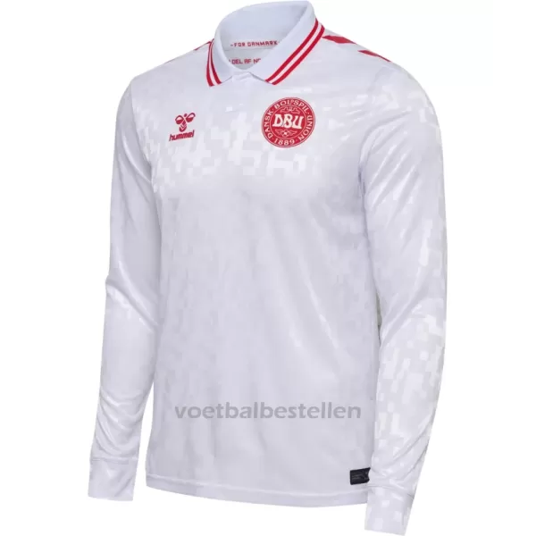 Denemarken Uitshirt EK 2024 Lange Mouwen