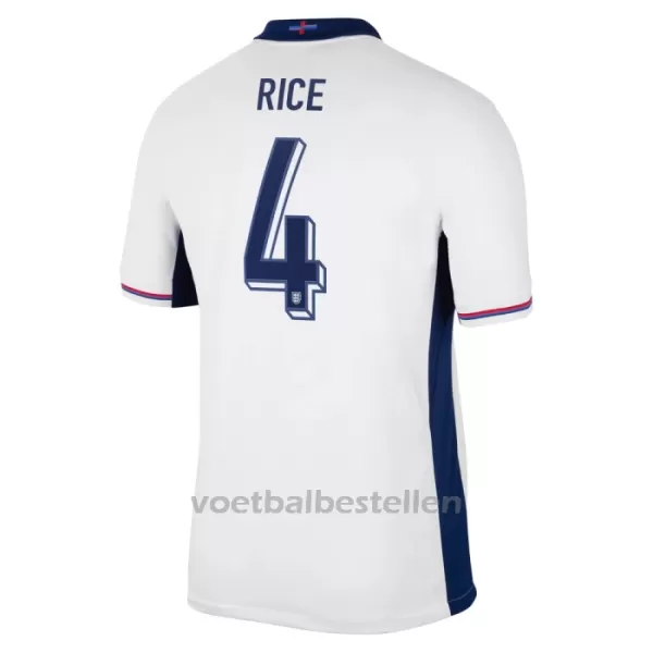 Engeland Declan Rice 4 Thuisshirt EK 2024