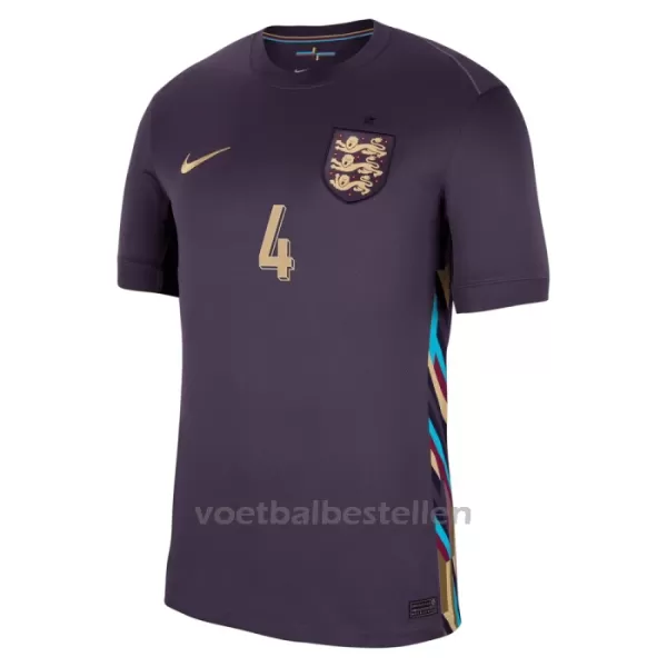 Engeland Declan Rice 4 Uitshirt EK 2024