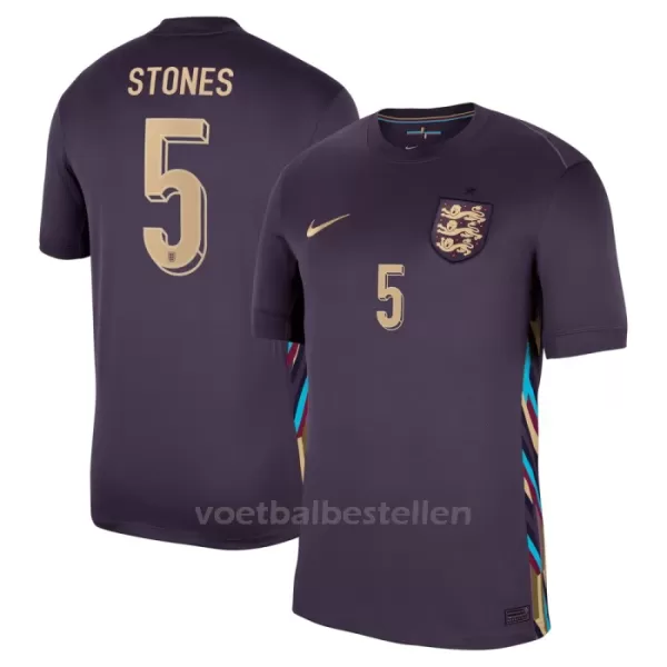 Engeland John Stones 5 Uitshirt EK 2024