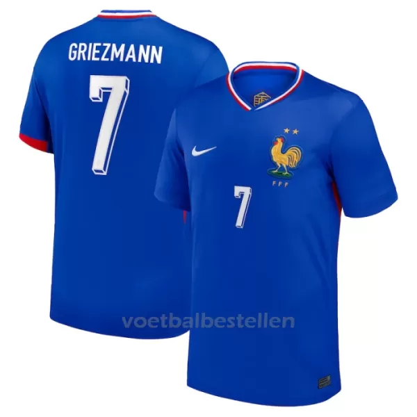 Frankrijk Antoine Griezmann 7 Thuisshirt EK 2024