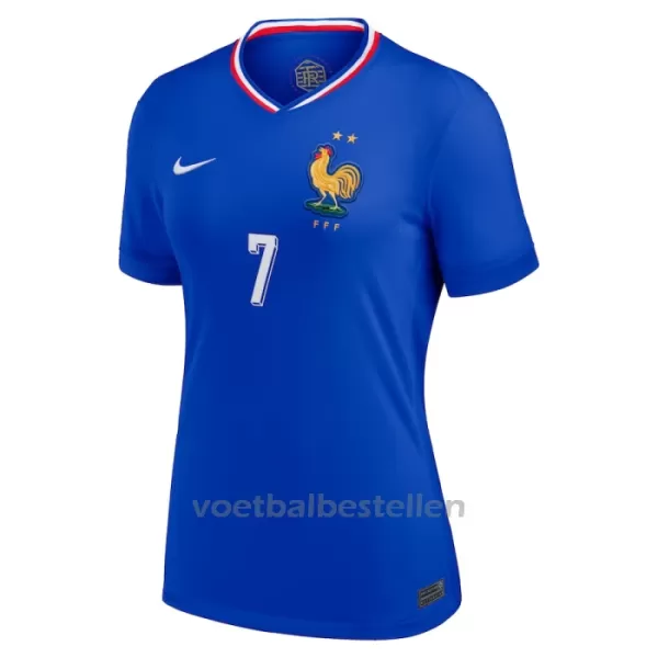 Frankrijk Antoine Griezmann 7 Thuisshirt Vrouwen EK 2024