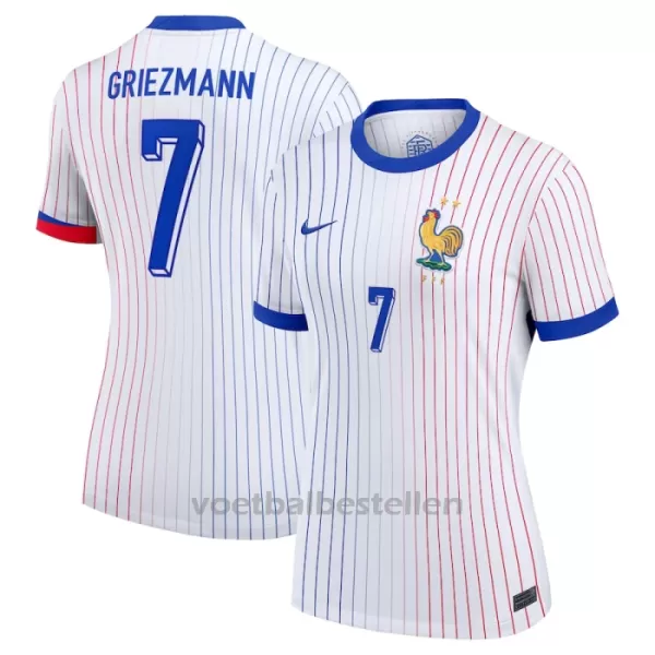 Frankrijk Antoine Griezmann 7 Uitshirt Vrouwen EK 2024