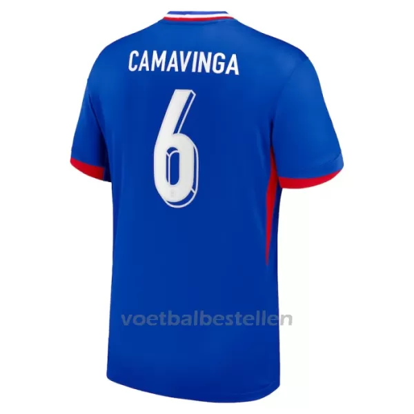 Frankrijk Eduardo Camavinga 6 Thuisshirt EK 2024