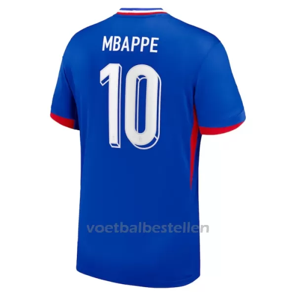 Frankrijk Kylian Mbappé 10 Thuisshirt EK 2024