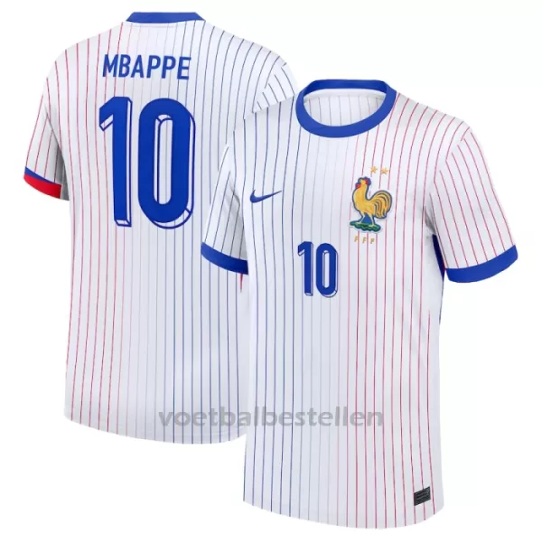 Frankrijk Kylian Mbappé 10 Uitshirt EK 2024