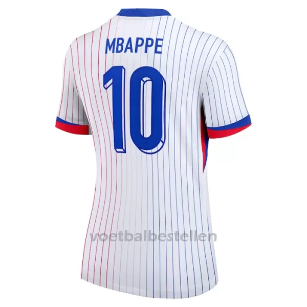 Frankrijk Kylian Mbappé 10 Uitshirt Vrouwen EK 2024