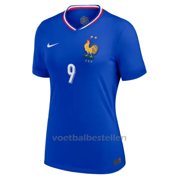 Frankrijk Olivier Giroud 9 Thuisshirt Vrouwen EK 2024