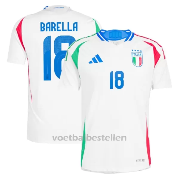 Italië Barella 18 Uitshirt EK 2024