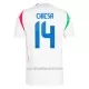 Italië Federico Chiesa 14 Uitshirt EK 2024