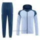 Manchester City Trainingsjacks met Capuchon 24/25 Blauw