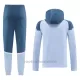 Manchester City Trainingsjacks met Capuchon 24/25 Blauw