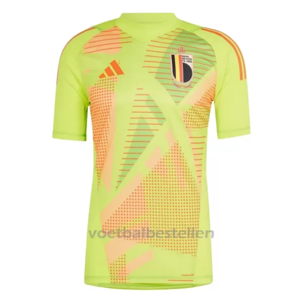 België Doelman Shirt EK 2024 Geel