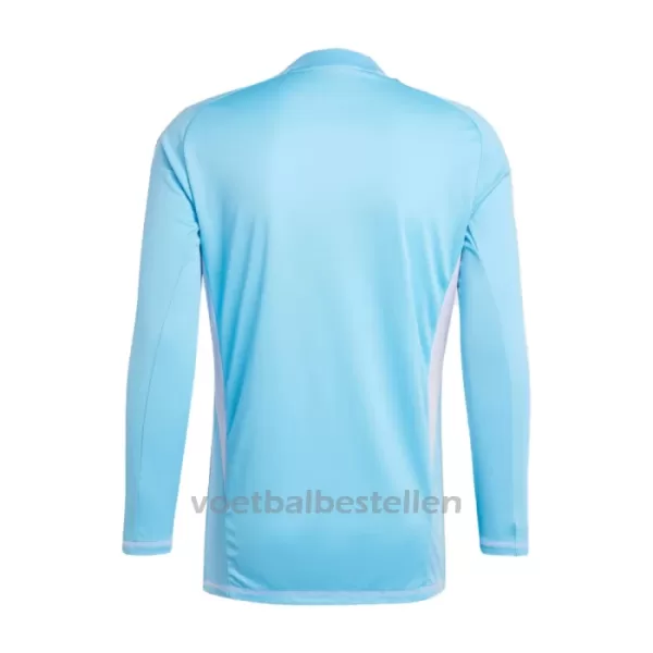 Spanje Doelman Shirt EK 2024 Lange Mouwen Blauw